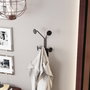 Wallity Giraffe Gancho de pared metálico Negro